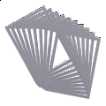 djois Magneto PRO otevřený rámeček A4, A4, PVC, šedý, 10 ks