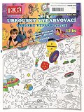 Vybarvovací ubrousky Vesmír 12 kusů