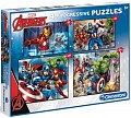 Puzzle Progressive Avengers 4v1 / 20 + 60 + 100 + 180 dílků