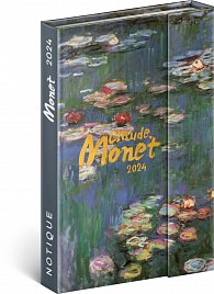Diář 2024: Claude Monet - týdenní, magnetický, 11 × 16 cm
