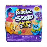 Kinetic sand pejskové v boudě s tekutým pískem