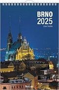 Kalendář 2025 Brno - nástěnný