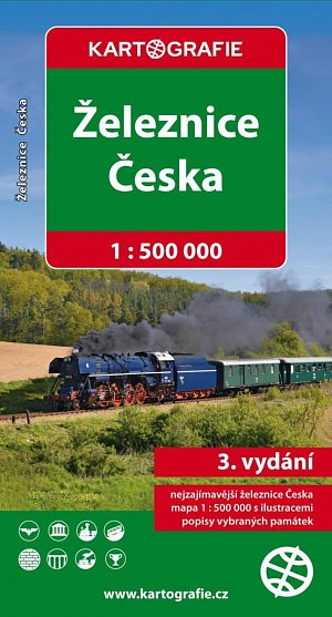 Železnice Česka 1 : 500 000, 3.  vydání