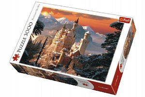 Trefl Puzzle Neuschwanstein v zimě / 3000 dílků