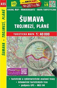 SC 435 Šumava - Trojmezí, Pláně 1:40 000