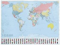 Svět Politická nástěnná mapa