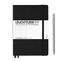 Leuchtturm1917 Zápisník Black Medium A5 tečkovaný