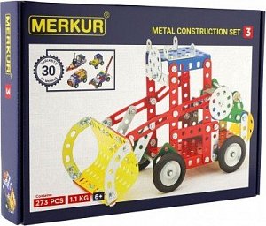 Merkur 3 stavebnice 307 dílů, 30 modelů