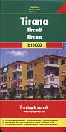PL 118 Tirana 1:10 000 / plán města