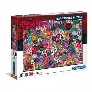 Clementoni Puzzle Impossible - Stranger things, 1000 dílků