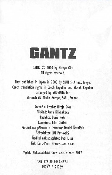 Náhled Gantz 16