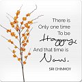 Korkový podtácek s citátem "There is Only one time To be Happy, And that time is Now"