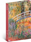 Diář 2023: Claude Monet - týdenní, magnetický, 11 × 16 cm