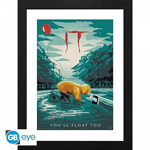 IT Zarámovaný plakát - Georgie you will float too