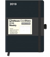 Diář Cool Diary Black 2019 (16 x 22 cm)