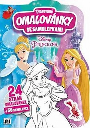 Princezny - Tvarované omalovánky se samolepkami, 1.  vydání