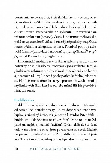 Náhled MEDITACE a jak jí rozumět - Úvod do bdělosti