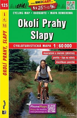 SC 125 Okolí Prahy, Slapy 1:60 000