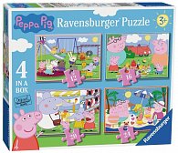 Puzzle Prasátko Peppa 4v1