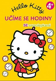 Hello Kitty - Učíme se hodiny se samolepkami