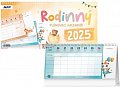 Rodinný plánovací kalendář 2025 - stolní kalendář