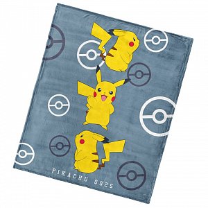 Dětská deka Pokémon Detektiv Pikachu 130x160 cm