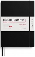 Academic Week Planner 2026 Master (A4+) 18 Months Black