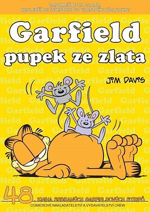 Garfield pupek ze zlata (č. 48)