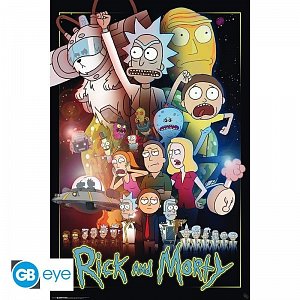 Rick and Morty Plakát Maxi: Wars 91,5 x 61 cm