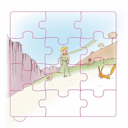 Náhled Malý princ – knížka s puzzle