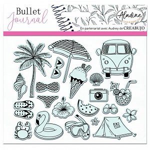 Razítka Stampo Bullet Journal - Cestovatelský denník