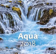 Kalendář nástěnný 2018 - Aqua