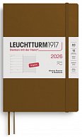 Weekly Planner & Notebook 2026 Medium (A5) Spice Brown