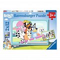Puzzle Bluey na hřišti 2x12 dílků