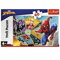 Trefl Puzzle Spiderman - Na síti 60 dílků