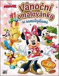 Minnie - Vánoční omalovánky se samolepkami