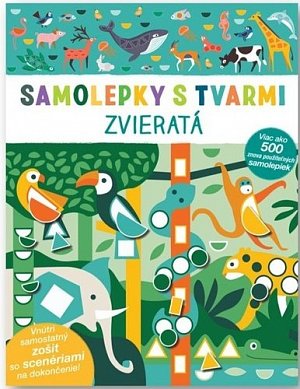 Samolepky s tvarmi Zvieratá