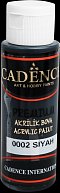 Akrylová barva Cadence Premium - černá / 70 ml