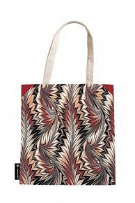 Cockerell Marbled Paper / Rubedo / Canvas Bag /