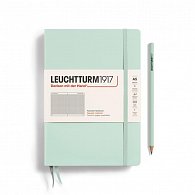 Leuchtturm1917 Zápisník Mint Green Medium A5 čtverečkovaný