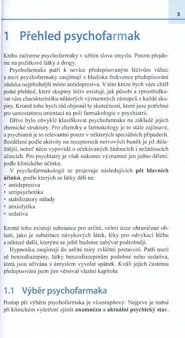 Náhled Psychofarmakoterapie stručně, jasně, přehledně