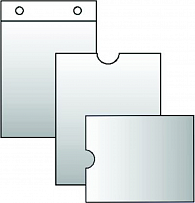 Průhledný obal 85x115 mm časová jízdenka, 120mic.