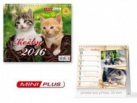 Kočky 2016 - stolní kalendář