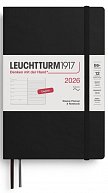 Weekly Planner & Notebook 2026 Paperback (B6+) Black