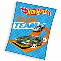 Dětská deka Hot Wheels Nebezpečná Jízda 150x200 cm