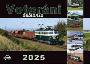 Kalendář 2025 Veteráni železnic - nástěnný