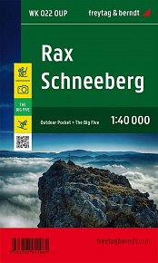 WK 022 OUP Rax - Schneeberg 1:40 000 / turistická mapa (kapesní)