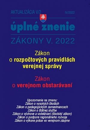 Aktualizácia V/2 2022 – štátna služba, informačné technológie verejnej správy