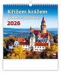 Kalendář 2026 - Křížem krážem Českou republikou (jmenné kalendárium)