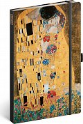 Notes - Gustav Klimt linkovaný, 13 × 21 cm